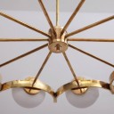 John Salibello - Circular Brass Chandelier